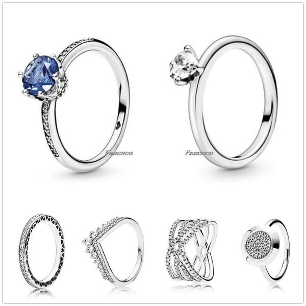 cluster rings authentic 925 sterling silver blue sparkling crown with crystal ring for women wedding party gift europe jewelry, Golden;silver
cluster rings authentic 925 sterling silver blue sparkling crown with crystal ring for women wedding party gift europe jewelry, Golden;silver