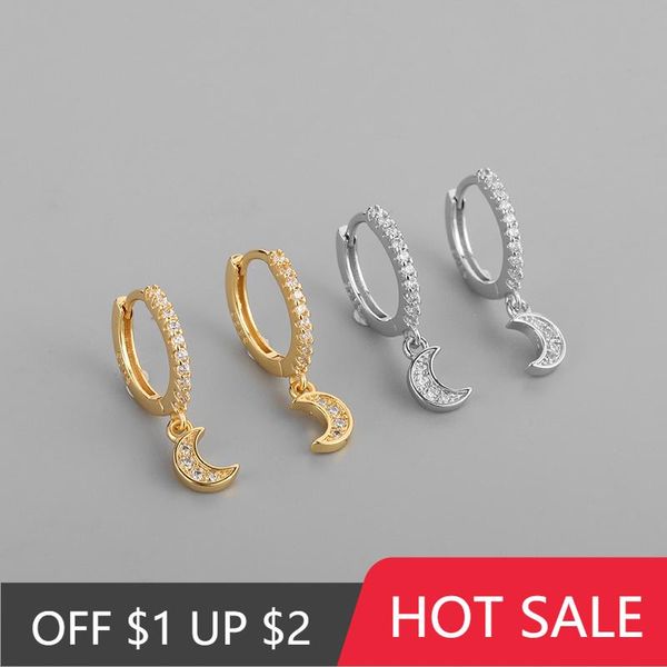 hoop & huggie popacc 925 sterling silver small moon crescent earrings micro-inlaid zircon for women shiny party jewelry, Golden;silver
hoop & huggie popacc 925 sterling silver small moon crescent earrings micro-inlaid zircon for women shiny party jewelry, Golden;silver