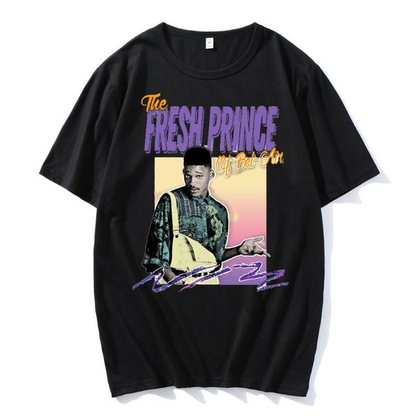 men's t-shirts the fresh prince of bel air wear comfortable summer short-sleeved arrivals 100% cotton loose models t-shir, White;black
men's t-shirts the fresh prince of bel air wear comfortable summer short-sleeved arrivals 100% cotton loose models t-shir, White;black