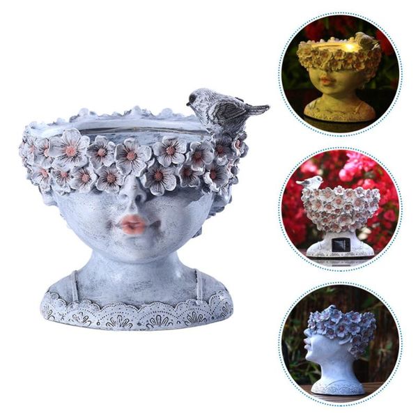 vases 1pc outdoor resin flowerpot artistic modern planter yard landscape prop grey
vases 1pc outdoor resin flowerpot artistic modern planter yard landscape prop grey