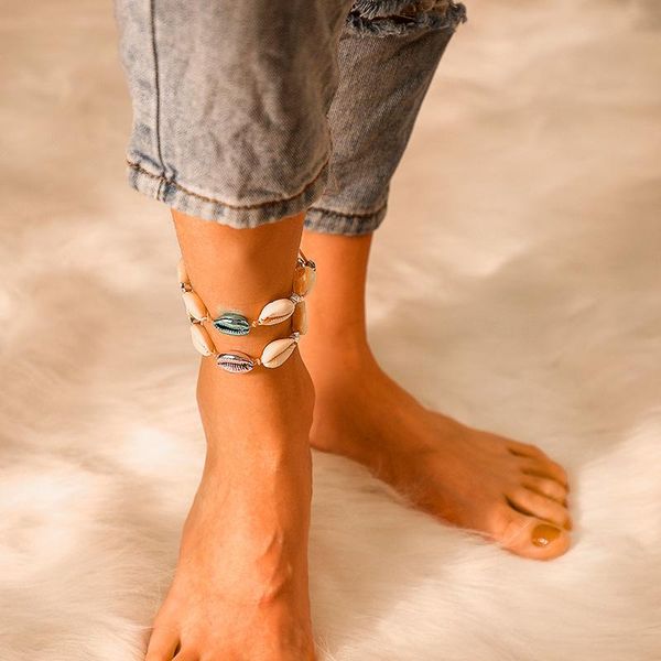 anklets 2021 summer fashion bohemian anklet retro silver shell beach simple temperament jewelry gift purple green adjustable, Red;blue
anklets 2021 summer fashion bohemian anklet retro silver shell beach simple temperament jewelry gift purple green adjustable, Red;blue