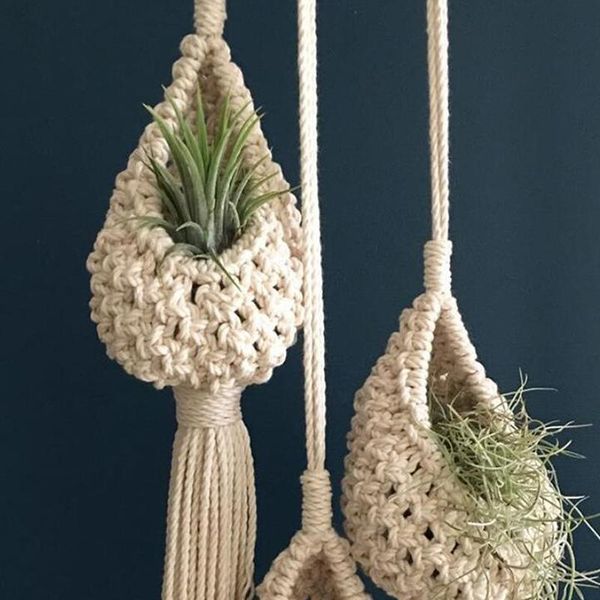 decorative objects & figurines s 100% handmade macrame plant hanger flower /pot for wall decoration countyard garden supplies
decorative objects & figurines s 100% handmade macrame plant hanger flower /pot for wall decoration countyard garden supplies