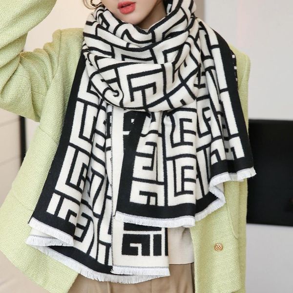 scarves women cashmere scarf luxury thick warm pashmina shawls wraps female foulard blanket 180x65cm stoles echarpe 2021, Blue;gray
scarves women cashmere scarf luxury thick warm pashmina shawls wraps female foulard blanket 180x65cm stoles echarpe 2021, Blue;gray