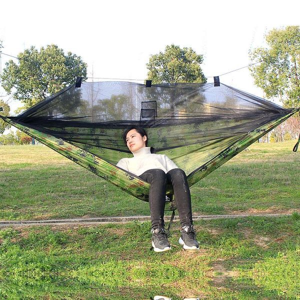 sets portable camping parachute hammock with mosquito net survival garden outdoor leisure sleeping travel camp furniture
sets portable camping parachute hammock with mosquito net survival garden outdoor leisure sleeping travel camp furniture