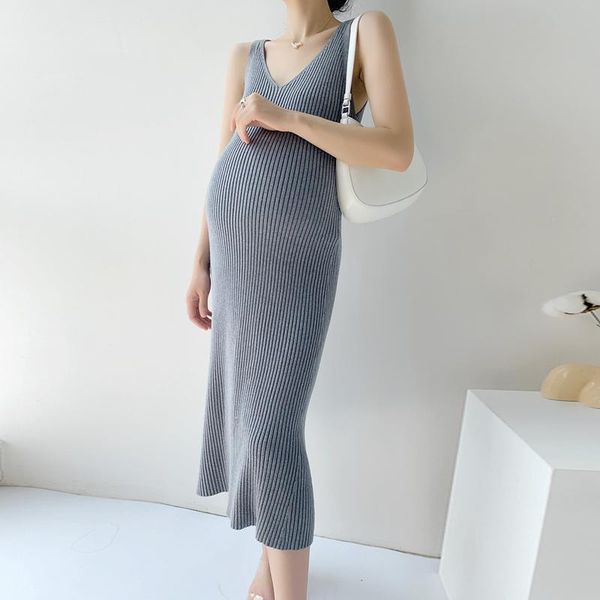 maternity dresses 2326# autumn winter thicken knitted vest dress v neck sleeveless chic ins a line slim clothes for pregnant women, White
maternity dresses 2326# autumn winter thicken knitted vest dress v neck sleeveless chic ins a line slim clothes for pregnant women, White