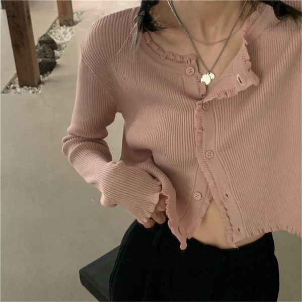 women's knits & tees 2021 full length ruched crop knitted sweet slim cardigan women solid college comfortable elegant single breasted s, White
women's knits & tees 2021 full length ruched crop knitted sweet slim cardigan women solid college comfortable elegant single breasted s, White