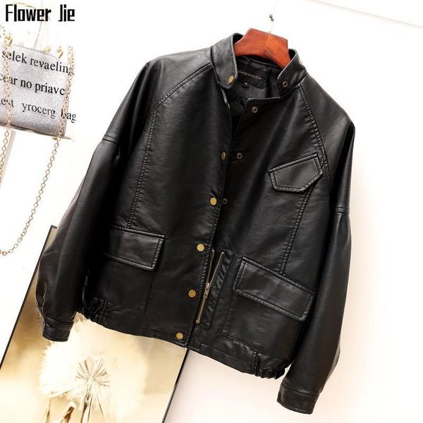 faux leather jacket women 2021 vintage short coats female pu punk outwear casual women's autumn coat &, Black
faux leather jacket women 2021 vintage short coats female pu punk outwear casual women's autumn coat &, Black