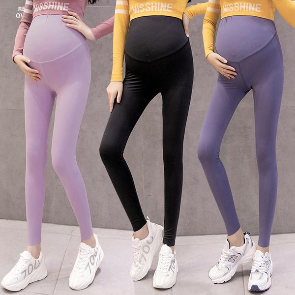 maternity bottoms 2022# 2021 autumn sports casual legging elastic waist belly yoga fit pants clothes for pregnant women ice pregnancy, White
maternity bottoms 2022# 2021 autumn sports casual legging elastic waist belly yoga fit pants clothes for pregnant women ice pregnancy, White