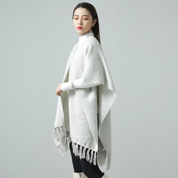 scarves women's bandana scarf women luxury high-end cape temperament dual-use thickened warm tassel long shawl 21winter, Blue;gray
scarves women's bandana scarf women luxury high-end cape temperament dual-use thickened warm tassel long shawl 21winter, Blue;gray
