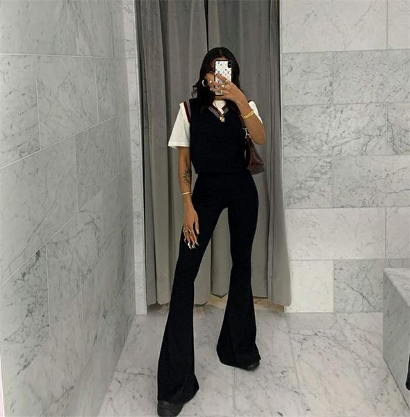 women's pants & capris 2021 women solid color flare casual high waist stretch skinny bell bottom woman streetwear, Black;white
women's pants & capris 2021 women solid color flare casual high waist stretch skinny bell bottom woman streetwear, Black;white