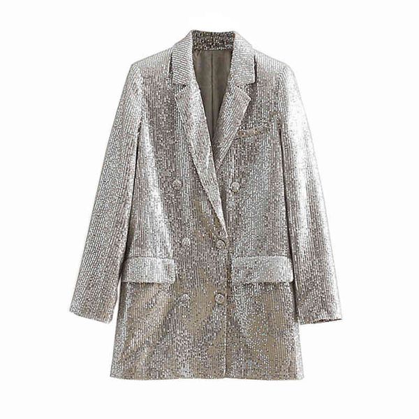 women geometric pattern sequined blazer feminino shining pockets long sleeve outerwear vintage female casual 210430, White;black
women geometric pattern sequined blazer feminino shining pockets long sleeve outerwear vintage female casual 210430, White;black