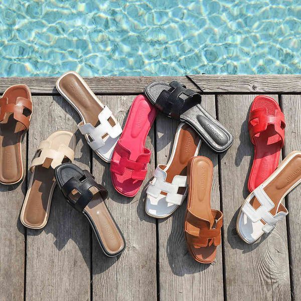 2021 new women summer fashion large size antiskid flat bottom one line beach holiday h sandals, Black
2021 new women summer fashion large size antiskid flat bottom one line beach holiday h sandals, Black