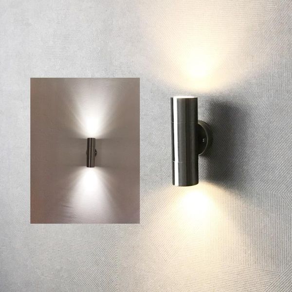 wall lamp porch backyard and patio led lighting up down decorate garden building 2x5w with gu10 spot fixture
wall lamp porch backyard and patio led lighting up down decorate garden building 2x5w with gu10 spot fixture