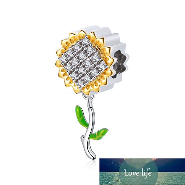 925 sterling silver sunflower with zircon charm fit original 3mm bracelet bangle for women birthday fashion jewelry gift bmt024 factory pric, Bronze;silver
925 sterling silver sunflower with zircon charm fit original 3mm bracelet bangle for women birthday fashion jewelry gift bmt024 factory pric, Bronze;silver