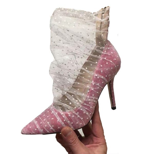 sandals runway air mesh high heel pumps women pointed toe shallow mouth polka dot single shoes female spring party wedding 2021 cj, Black
sandals runway air mesh high heel pumps women pointed toe shallow mouth polka dot single shoes female spring party wedding 2021 cj, Black
