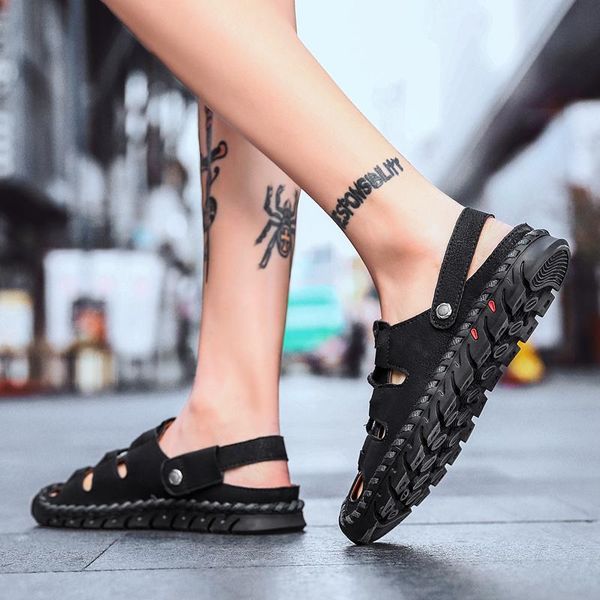 sandals shoes roman couro heren playa beach rubber sandles sandalle da sandali work rasteira masculino verano cuero men 2021 ete erkek, Black
sandals shoes roman couro heren playa beach rubber sandles sandalle da sandali work rasteira masculino verano cuero men 2021 ete erkek, Black