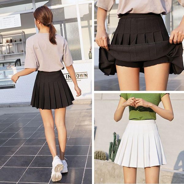 pleated skirt women's autumn and winter high waist a-size spring summer skirts, Black
pleated skirt women's autumn and winter high waist a-size spring summer skirts, Black