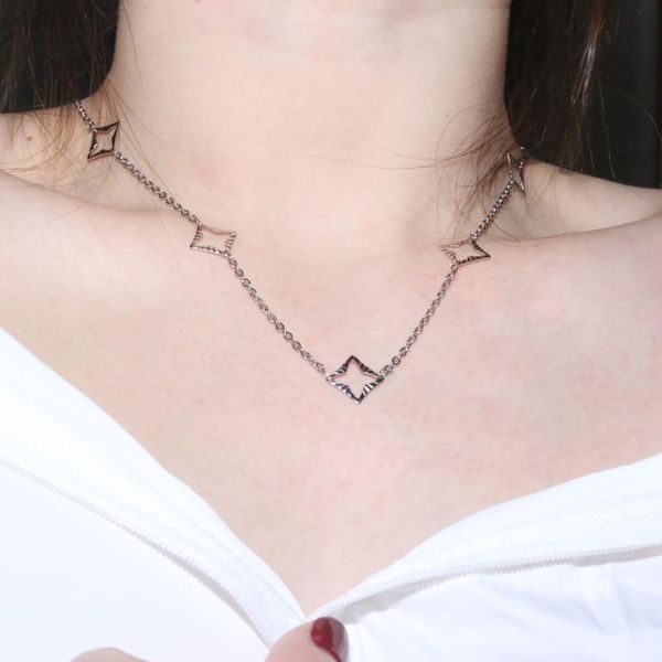 female stainless steel necklace chains, Silver
female stainless steel necklace chains, Silver