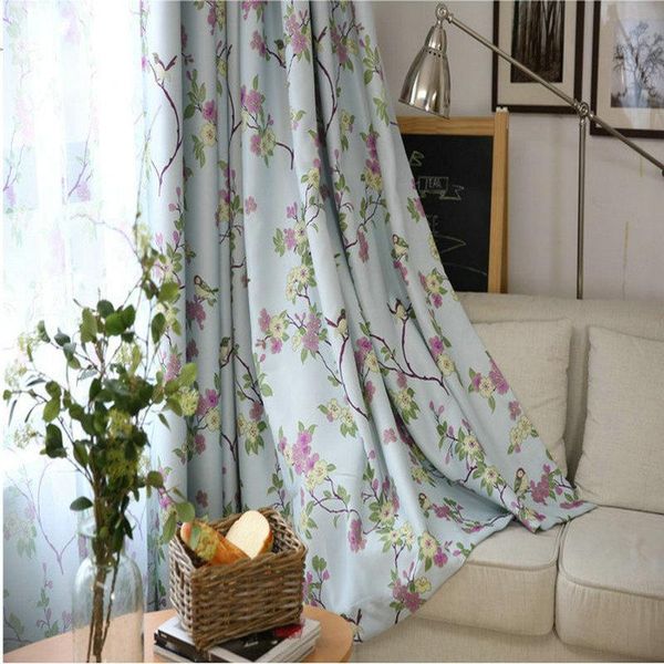 curtain & drapes floral printed blackout curtains birds pattern window for living room bedroom pastoral fresh style sheer 2 colors
curtain & drapes floral printed blackout curtains birds pattern window for living room bedroom pastoral fresh style sheer 2 colors
