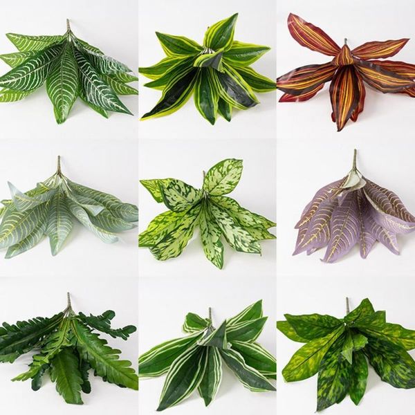artificial leaves lifelike 12 heads plastic vivid non-fading simulation plant for decorating decorative flowers & wreaths
artificial leaves lifelike 12 heads plastic vivid non-fading simulation plant for decorating decorative flowers & wreaths