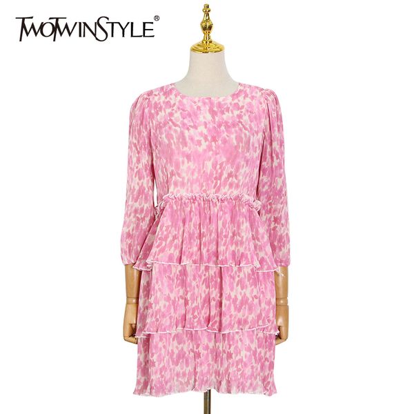 elegant print loose dress for women o neck half sleeve pink casual dresses female fashion new clothing tide 210428, Black;gray
elegant print loose dress for women o neck half sleeve pink casual dresses female fashion new clothing tide 210428, Black;gray
