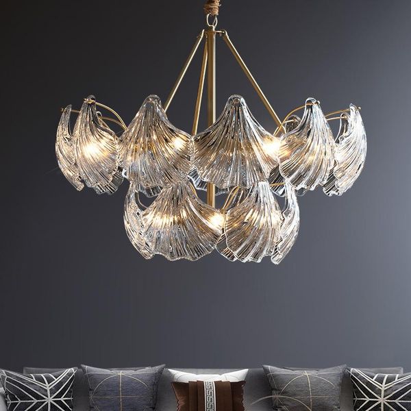 pendant lamps nordic copper living room chandelier post-modern affordable luxury shell glass bedroom light designer sample restaurant
pendant lamps nordic copper living room chandelier post-modern affordable luxury shell glass bedroom light designer sample restaurant