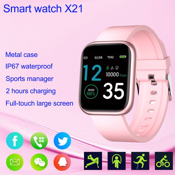 smart watch ip67 waterproof x21 smartwatch women men fitness tracker sport watches for ios android phone heart rate monitor blood pressure f
smart watch ip67 waterproof x21 smartwatch women men fitness tracker sport watches for ios android phone heart rate monitor blood pressure f