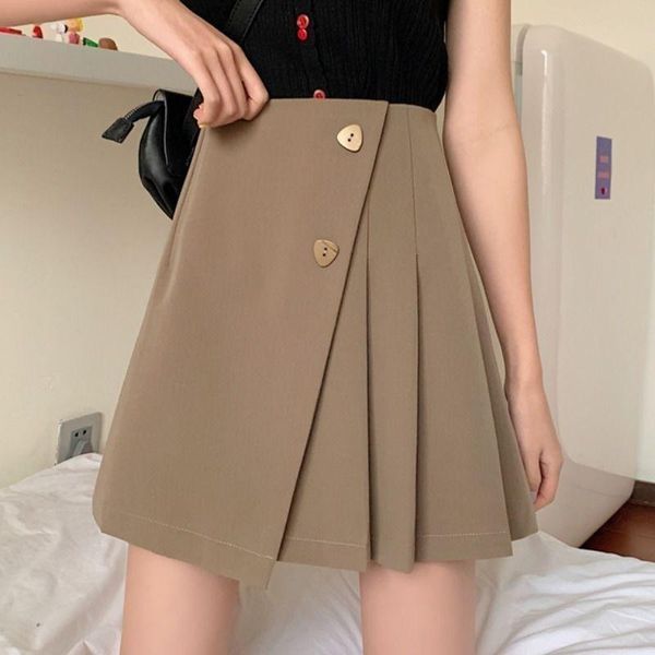 skirts korean fashion women high waist pleated skirt 2021 spring autumn casual solid a-line irregular mini plus size 4xl, Black
skirts korean fashion women high waist pleated skirt 2021 spring autumn casual solid a-line irregular mini plus size 4xl, Black