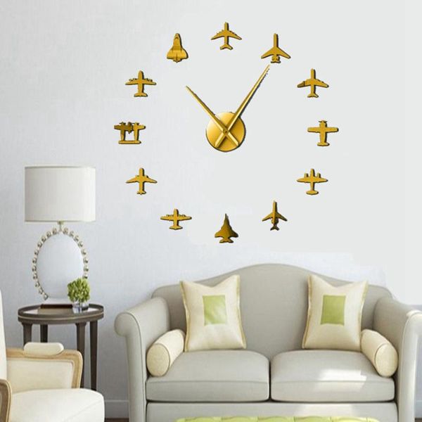 wall clocks aircraft fighter modern diy clock acrylic watch tie paper airplane big pilots home decoration sticker
wall clocks aircraft fighter modern diy clock acrylic watch tie paper airplane big pilots home decoration sticker