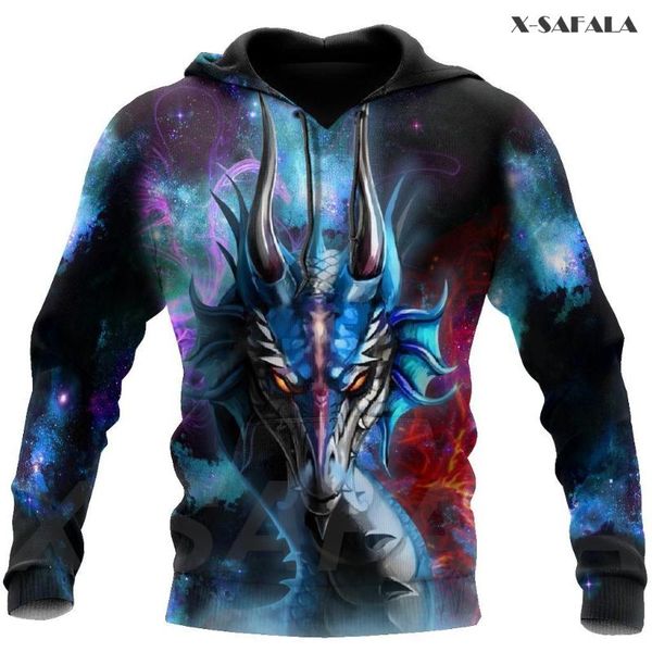 men's hoodies & sweatshirts dragon skull viking 3d over printed hoodie man e28 women outwear zipper pullover sweatshirt c, Black 
men's hoodies & sweatshirts dragon skull viking 3d over printed hoodie man e28 women outwear zipper pullover sweatshirt c, Black