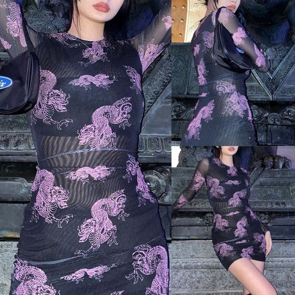 trendy dragon pattern mini dress women mesh see through long sleeve o-neck slim skinny wrapped bodycon casual dresses, Black;gray
trendy dragon pattern mini dress women mesh see through long sleeve o-neck slim skinny wrapped bodycon casual dresses, Black;gray
