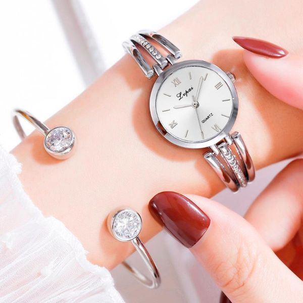 wristwatches women's watch 2021 fashion simple rhinestone designer women bracelet watches stainless steel ladies quartz, Slivery;brown
wristwatches women's watch 2021 fashion simple rhinestone designer women bracelet watches stainless steel ladies quartz, Slivery;brown