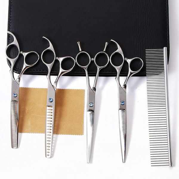 hair scissors 7 inch stainless steel blunt straight thinning curved dog grooming scissor kit color coated barber cutting beauty
hair scissors 7 inch stainless steel blunt straight thinning curved dog grooming scissor kit color coated barber cutting beauty