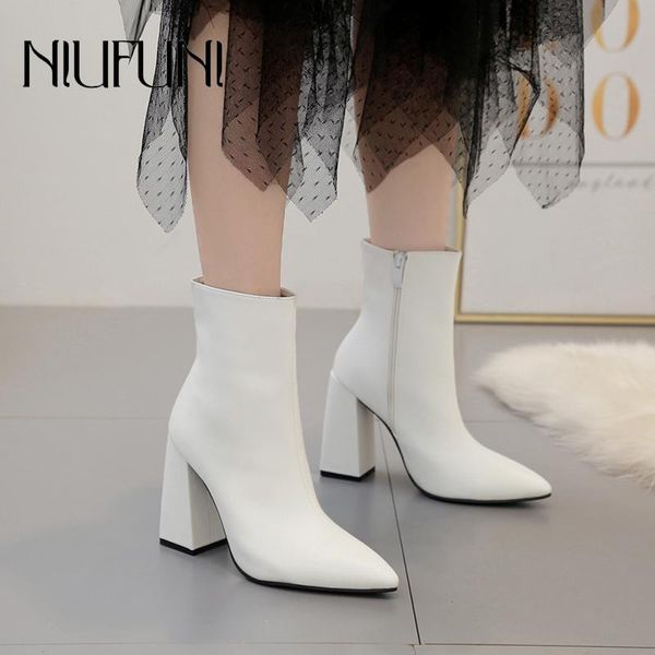boots niufuni thick high heels pointed zip white women's 2021 size 35-42 simple autumn fashion ladies shoes bootie, Black
boots niufuni thick high heels pointed zip white women's 2021 size 35-42 simple autumn fashion ladies shoes bootie, Black