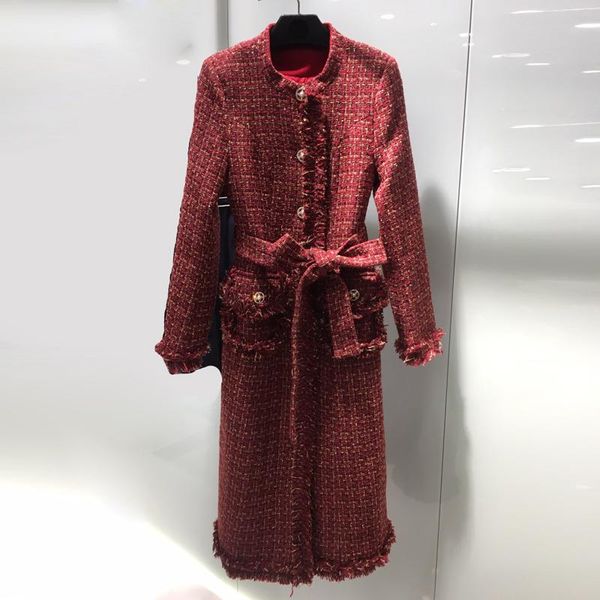 women's jackets red roosarosee spring autumn women stand collar tassel long sleeve fashion coat buttons 2022 tweed overcoat outw, Black;brown
women's jackets red roosarosee spring autumn women stand collar tassel long sleeve fashion coat buttons 2022 tweed overcoat outw, Black;brown