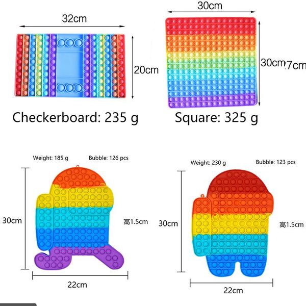 big size push it fidget toys finger bubbles sensory silicone puzzles board kids fingers fun squeezy squeeze desk toy 30cm penguin butterfly
big size push it fidget toys finger bubbles sensory silicone puzzles board kids fingers fun squeezy squeeze desk toy 30cm penguin butterfly