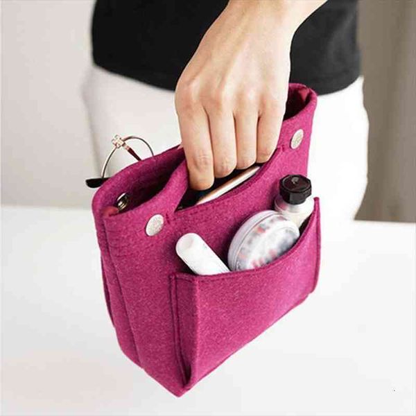 women portable makeup felt fabric cosmetic bags insert handbag cosmetics organizer travel inner purse
women portable makeup felt fabric cosmetic bags insert handbag cosmetics organizer travel inner purse
