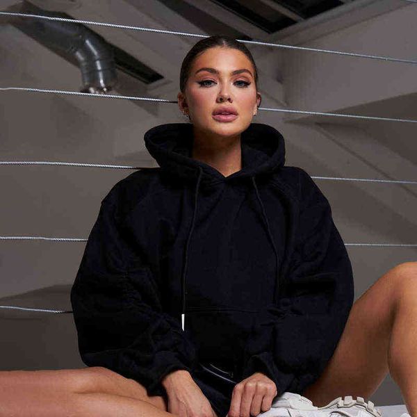 new 2022 long ruched sleeve puff oversized sweatshirt women white 2020 hoodie gray loose autumn winter pullover streetwear, Black
new 2022 long ruched sleeve puff oversized sweatshirt women white 2020 hoodie gray loose autumn winter pullover streetwear, Black