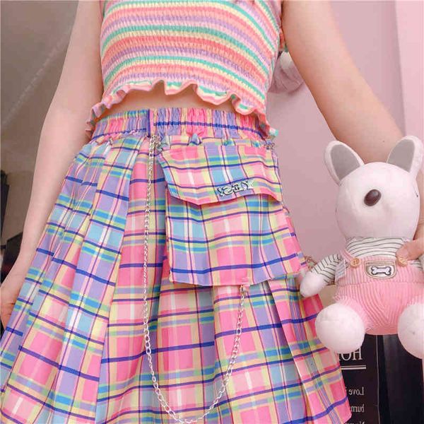 skirts harajuku plaid women kawaii high waist a-line pleated mini rainbow korean japanese school uniform wfwg, Black
skirts harajuku plaid women kawaii high waist a-line pleated mini rainbow korean japanese school uniform wfwg, Black