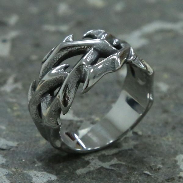 cluster rings retro hollow design round thorns ring cool stainless steel punk biker for women men viking jewelry wedding party gifts, Golden;silver
cluster rings retro hollow design round thorns ring cool stainless steel punk biker for women men viking jewelry wedding party gifts, Golden;silver