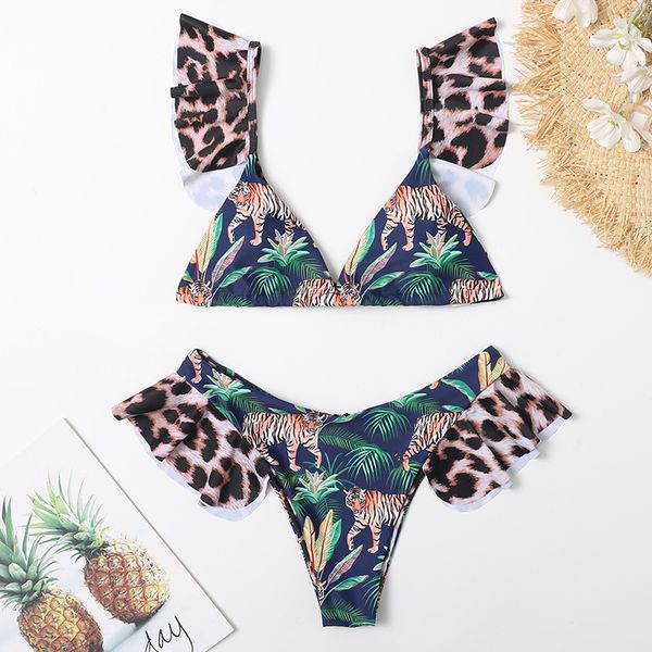 bikini brazilian mujer summer ruffle swimwear women leopard animal print push up swimsuit bandage two piece swim wear 210520, White;black
bikini brazilian mujer summer ruffle swimwear women leopard animal print push up swimsuit bandage two piece swim wear 210520, White;black