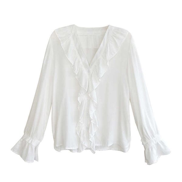 perhaps u women white black ruffle v neck long sleeve puff sleeve solid shirt blouse high street b0206 210529
perhaps u women white black ruffle v neck long sleeve puff sleeve solid shirt blouse high street b0206 210529