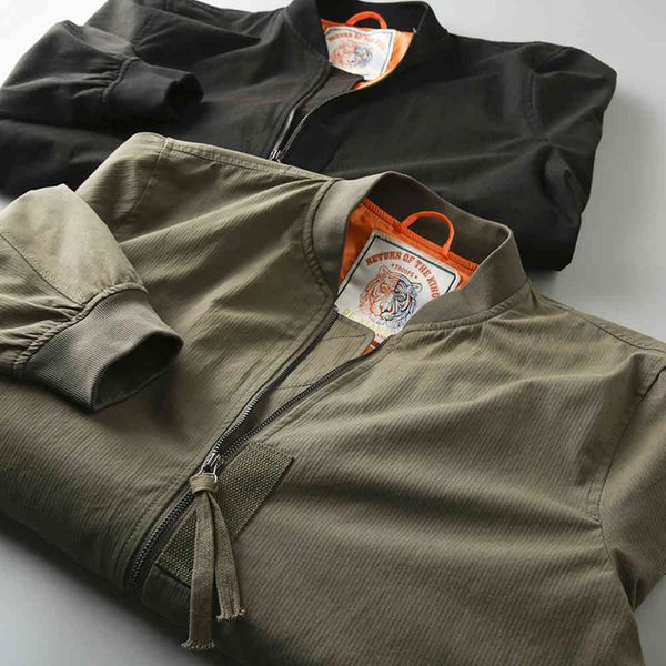 autumn new air force ma1 bomber pilot baseball collar jacket men's fashion casual trend, Black;brown
autumn new air force ma1 bomber pilot baseball collar jacket men's fashion casual trend, Black;brown