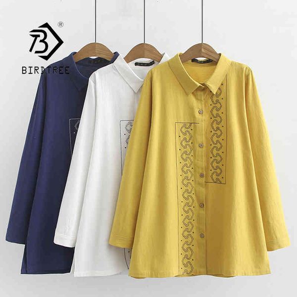 autumn women floral embroidery pockets cotton white shirt long sleeve casual blouse plus size 4xl feminina blusa t06617f 210430
autumn women floral embroidery pockets cotton white shirt long sleeve casual blouse plus size 4xl feminina blusa t06617f 210430