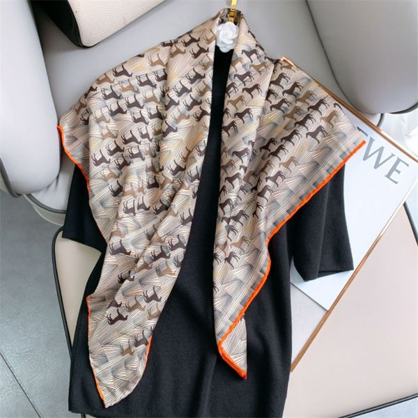 70% off 2021 version 90 large square pony printed thin twill scarf female decorative shawl imitation manual crimping, Blue;gray
70% off 2021 version 90 large square pony printed thin twill scarf female decorative shawl imitation manual crimping, Blue;gray