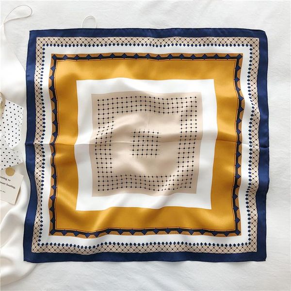 scarves &dolphin women small square scarf 53x53cm 100% silk vintage color match yellow bandanas headbands suit kerchief neckerchief, Blue;gray 
scarves &dolphin women small square scarf 53x53cm 100% silk vintage color match yellow bandanas headbands suit kerchief neckerchief, Blue;gray