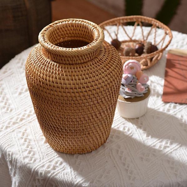 vases autumn rattan woven vase art fashion tabledecoration plants flower pot faddish home gardening supplies
vases autumn rattan woven vase art fashion tabledecoration plants flower pot faddish home gardening supplies