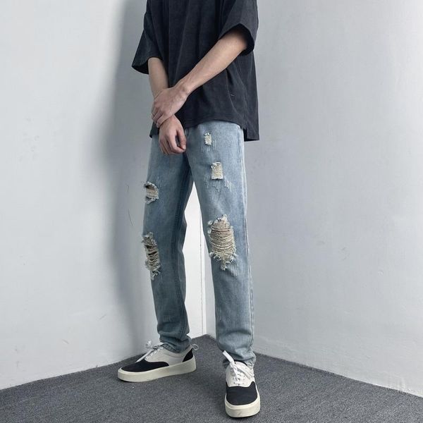 men's jeans ripped fashion retro blue black wide-leg men streetwear loose hip-hop hole straight denim trousers mens -2xl
men's jeans ripped fashion retro blue black wide-leg men streetwear loose hip-hop hole straight denim trousers mens -2xl