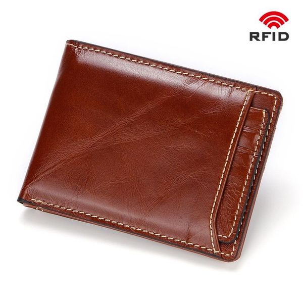 wallets casual european and american men's leather wallet short oil wax plant rubbed dollar front, Red;black
wallets casual european and american men's leather wallet short oil wax plant rubbed dollar front, Red;black