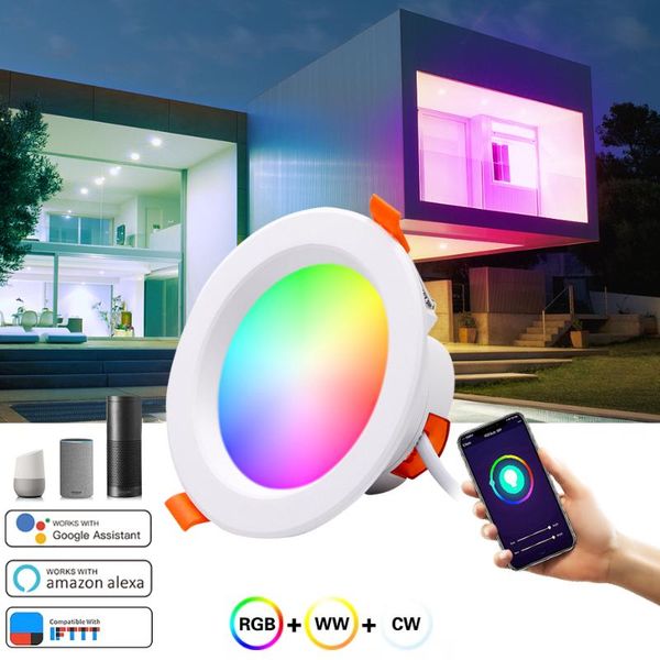 downlights dimmable led downlight smart wifi 5w 7w 9w 15w tuya life app control rgb+warm white+cold white ceiling recessed spot light
downlights dimmable led downlight smart wifi 5w 7w 9w 15w tuya life app control rgb+warm white+cold white ceiling recessed spot light